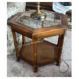 (2) End Table - Glass Top
