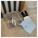 Electric Blanket, Heat Pad & New Blanket (LR)