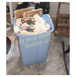 Trash Can Full of Linens (LR)