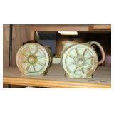 Frankoma Cream & Sugar - Missing Lid (K)