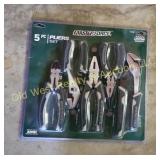Masterforce 5 Piece Plier Set - New (G)