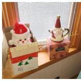 Santa Cookie Jar & Tea Pot (LR)