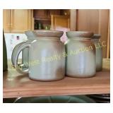 (6) Frankoma Coffee Mugs (K)