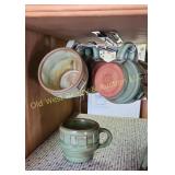 (10) Frankoma Coffee Cups (K)