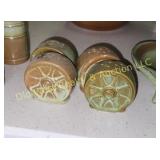(2) Sets Frankoma Salt & Pepper Shakers (K)
