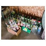 Assorted Vintage Pop Bottles (G)