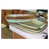 (4) Frankoma Platters (K)