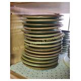 (16) Frankoma Saucers (K)