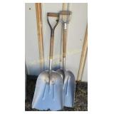 (2) Aluminum Scoop Shovels (WG)