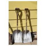 (2) Aluminum Scoop Shovels (BG)