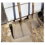 (2) Square Shovels (WG)