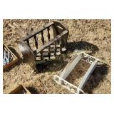 Metal Shelf & Magazine Rack (BG)