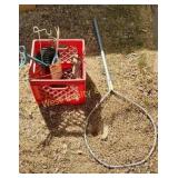 Crate of Fishing Items & Net (BG)