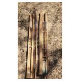 (2) Vintage Fishing Poles (BG)
