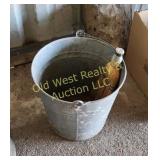 Metal Bucket & Broom (MG)