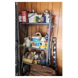 Metal Shelving & Contents (BG)