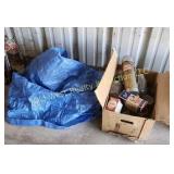 Tarp & Box of Jars (MG)