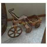Wood Tricycle & Wagon (LR)