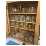 Cupboard of Assorted Glasses (K)