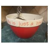Bowl & Electric Mixer (K)