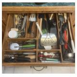 Drawer of Kitchen Utensils (K)