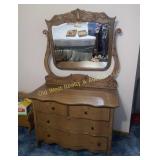 Antique Dresser w/Mirror - Very Nice!