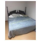 King Size Bed w/Split Box Spring Mattress