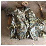 Camo Rain Coat - Size XL
