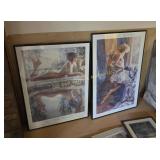(2) Steve Hanks Watercolors (BS)