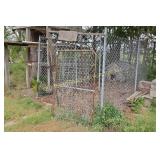 Doghouse & Wire Fence