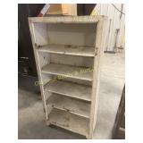 White Metal Shelving