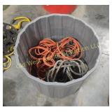 Tub of Extension Cords & Pieces