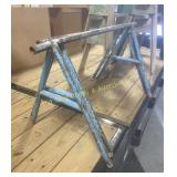 Pair Iron Sawhorses