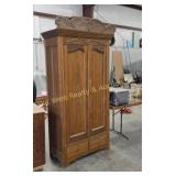 Antique Cupboard - Has Back - Needs Put Back In