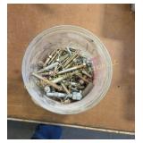 Bucket of Concrete Spike  Anchors