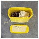 Burgundy 2" Metal Screws