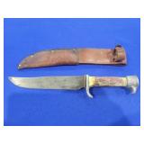 Hunting Type Knife with Case