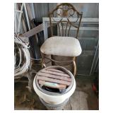 High Top Table Chair & Planters
