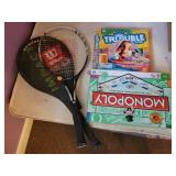 Tennis Rackets & Games