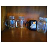 Ball Glasses, Coffee Mug & American Honey Jar