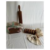 Assorted Wooden Kitchen Utensils