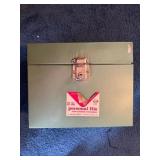 Steel Personal File, Ringer Box, and Plastic File