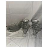 Assorted Glassware for Sundaes