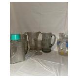 Assorted Glass Pitchers