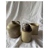 Weir Stoneware Canning Jar, Stoneware Jug,