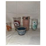 Assorted Printed Glassware