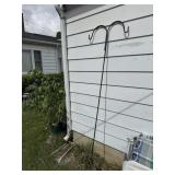 Extra Tall Shepard Hook and Outdoor Wine Bottle