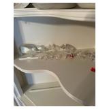 Crystal Pig Figurines - One Shelf