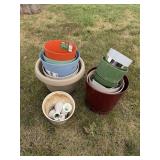 Assorted Outdoor Planters
