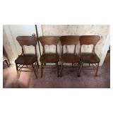 Set of 6 Dining Chairs16.5x16.5x34